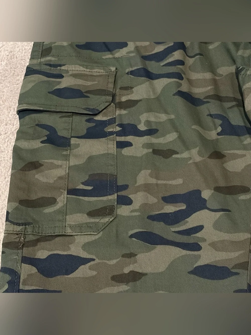 Lee Men’s Motion Stretch Cargo Pant Size 34x32 Camo Straight Leg Performance NWT